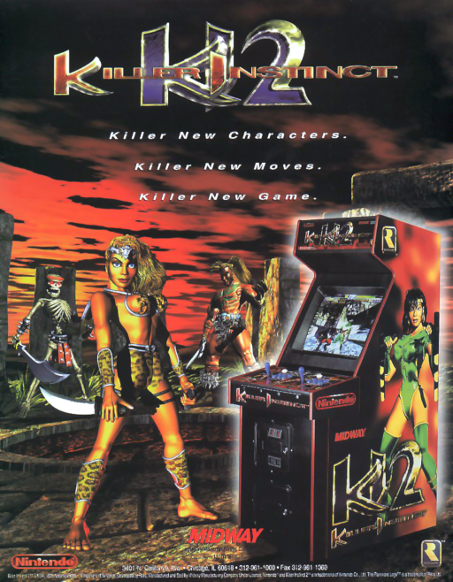 Killer Instinct II (ROM ver. 1.4) [Works best in 64-bit build] Arcade Game Cover
